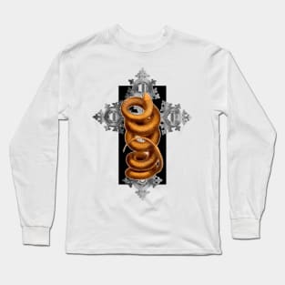 Snake and cross Long Sleeve T-Shirt